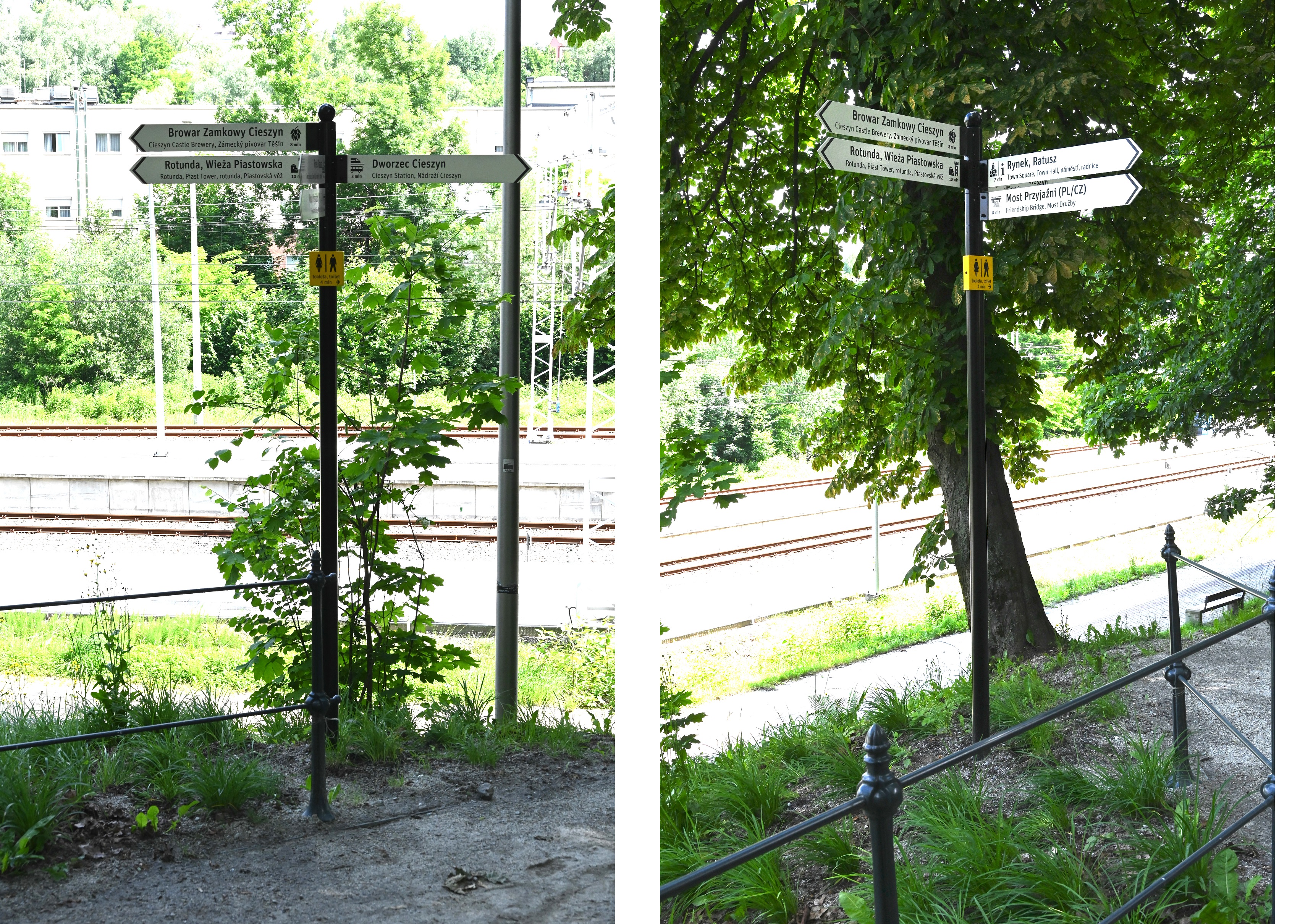 Słupek w Parku Św. Tr&oacute;jcy